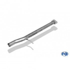 Silent rear duplex stainless steel 1x160x80mm type 53 for VOLKSWAGEN T5/T6 4-MOTION