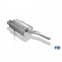 Silencieux arrière inox 2x76mm type 14 pour ALFA ROMEO 156