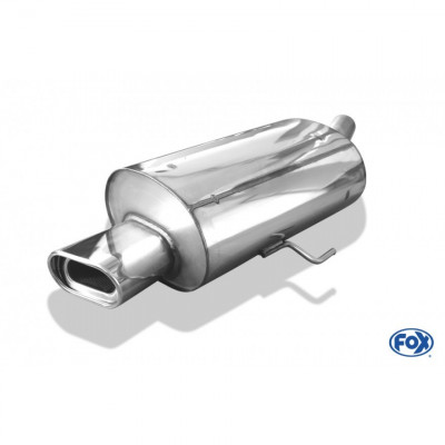 Silencieux arrière inox 1x135x80mm type 53 pour ALFA ROMEO 156