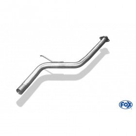 Silent rear duplex stainless steel 1x160x80mm type 53 for VOLKSWAGEN T5/T6 4-MOTION