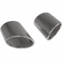 Silencieux arrière duplex inox 1x115x85mm type 38 pour ALFA ROMEO 159 Berline/Stationwagon