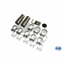 Silencieux arrière duplex inox 1x100mm type 16 pour ALFA ROMEO GIULIETTA