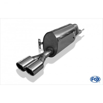 Silent rear duplex stainless steel 1x160x80mm type 53 for VOLKSWAGEN T5/T6 4-MOTION