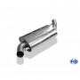 Silencieux intermédiaire inox pour AUDI 80/90 TYPE 81