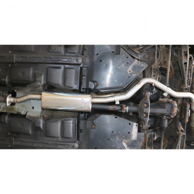 Silent rear duplex stainless steel 1x115x85mm type 32 for SUBARU IMPREZA TYPE GR (AWD)