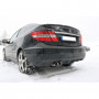 Silent stainless steel rear 2x76mm type 13 for MERCEDES CLASSE C SPORTCOUPE TYPE CL203