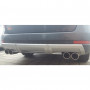 Silent rear duplex stainless steel 2x90mm type 16 for SKODA OCTAVIA TDI 4x4 TYPE 5E