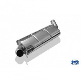 Silencieux intermédiaire inox pour AUDI 80/90 TYPE 89/B3