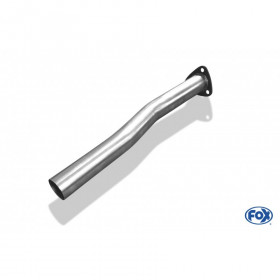 Silent rear duplex stainless steel 1x160x80mm type 53 for VOLKSWAGEN T5/T6 4-MOTION