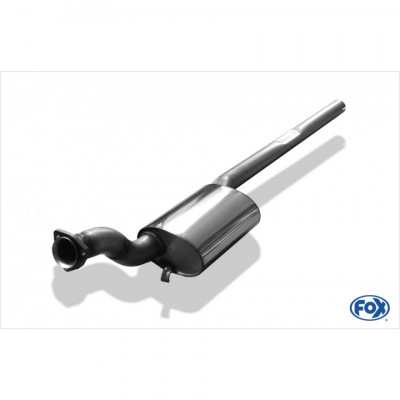 Silencieux avant inox pour AUDI 80/90 QUATTRO TYPE 89/B3