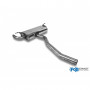Silencieux arrière duplex inox (sorties intégrés au pare-chocs) pour MERCEDES CLA 180/200 TYPE 118