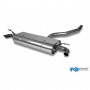 Silencieux arrière duplex inox (sorties intégrés au pare-chocs) pour MERCEDES CLA 180/200 TYPE 118