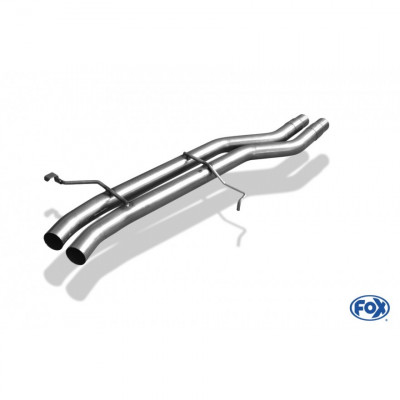 Silent rear duplex stainless steel 1x160x80mm type 53 for VOLKSWAGEN T5/T6 4-MOTION