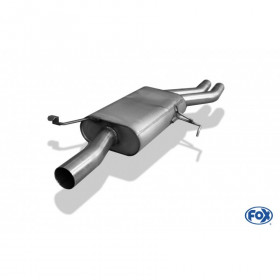 Silencieux avant inox pour AUDI V8 TYPE D11