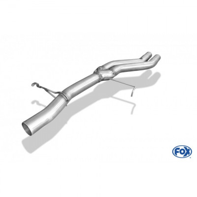 Silent rear duplex stainless steel 1x160x80mm type 53 for VOLKSWAGEN T5/T6 4-MOTION