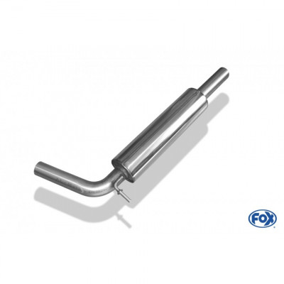 Silent rear duplex stainless steel 1x160x80mm type 53 for VOLKSWAGEN T5/T6 4-MOTION