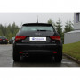Silencieux arrière inox 2x90mm type 16 pour AUDI A1 COMPACT/SPORTBACK