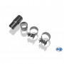 Silent rear duplex stainless steel 1x160x80mm type 53 for VOLKSWAGEN T5/T6 4-MOTION