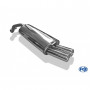 Silent rear duplex stainless steel 1x160x80mm type 53 for VOLKSWAGEN T5/T6 4-MOTION