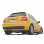 Silencieux arrière inox 2x80mm type 16 pour AUDI S3 TYPE 8L