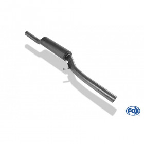 Silencieux avant inox pour AUDI S3 TYPE 8L