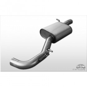 Silent rear duplex stainless steel 1x160x80mm type 53 for VOLKSWAGEN T5/T6 4-MOTION