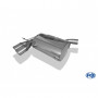Silencieux arrière inox 2x90mm type 17 pour AUDI S3 TYPE 8P