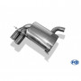 Silent rear duplex stainless steel 1x160x80mm type 53 for VOLKSWAGEN T5/T6 4-MOTION