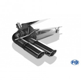 Silencieux arrière inox 2x90mm type 16 pour AUDI RS3 SPORTBACK QUATTRO TYPE 8P