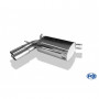 Silencieux arrière inox 2x90mm type 16 pour AUDI RS3 SPORTBACK QUATTRO TYPE 8P