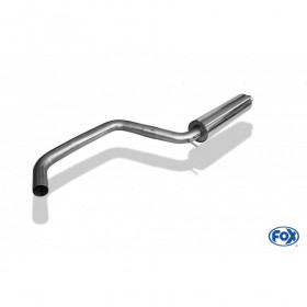 Silencieux avant inox pour AUDI A3 S-LINE TYPE 8V