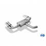 Silencieux arrière duplex inox 2x80mm type 16 pour AUDI A3 BERLINE TYPE 8V