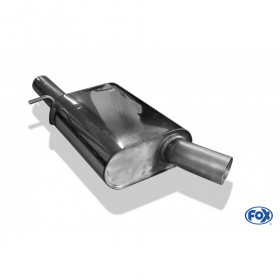 Silent rear duplex stainless steel 1x160x80mm type 53 for VOLKSWAGEN T5/T6 4-MOTION