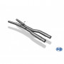 Silent rear duplex stainless steel 1x160x80mm type 53 for VOLKSWAGEN T5/T6 4-MOTION