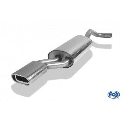 Silent rear duplex stainless steel 1x160x80mm type 53 for VOLKSWAGEN T5/T6 4-MOTION