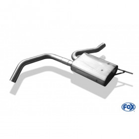 Silencieux avant inox pour AUDI A4 TYPE B5