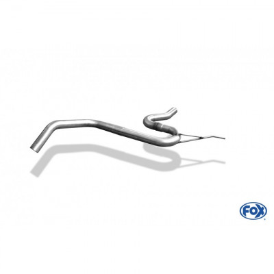 Silent rear duplex stainless steel 1x160x80mm type 53 for VOLKSWAGEN T5/T6 4-MOTION