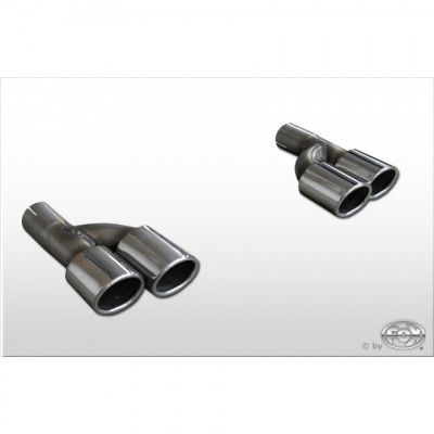 Silent rear duplex stainless steel 1x160x80mm type 53 for VOLKSWAGEN T5/T6 4-MOTION