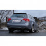 Silencieux arrière duplex inox 2x88x74mm type 32 pour AUDI A4 QUATTRO TYPE B7