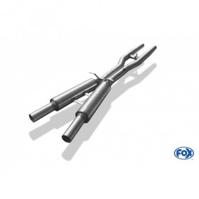 Silencieux avant inox pour AUDI A4 QUATTRO TYPE B7