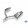 Silencieux arrière duplex inox 2x90mm type 17 pour AUDI A4 TYPE B8