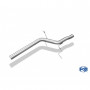 Tube de suppression de silencieux intermédiaire inox pour AUDI A4 TYPE B8