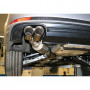 Silencieux arrière inox 2x80mm type 25 pour AUDI A4 QUATTRO TYPE B9
