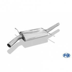 Silent rear duplex stainless steel 1x160x80mm type 53 for VOLKSWAGEN T5/T6 4-MOTION