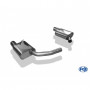 Silencieux arrière duplex inox 1x100mm type 17 pour AUDI A5 CABRIOLET QUATTRO TYPE B8/8T