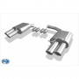 Silencieux arrière duplex inox 2x88x74mm type 32 pour AUDI S5 COUPE QUATTRO TYPE B8/8T