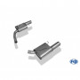 Silencieux arrière duplex inox 1x100mm type 17 pour AUDI A5 SPORTBACK QUATTRO TYPE B8/8T