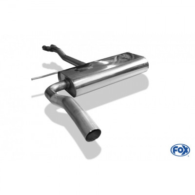 Silencieux avant inox pour AUDI A6 TYPE 4B