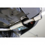 Silencieux arrière duplex inox 1x90mm type 17 pour AUDI A6 QUATTRO TYPE 4F