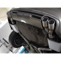 Silencieux arrière duplex inox 2x76mm type 17 pour AUDI A6 QUATTRO TYPE 4F
